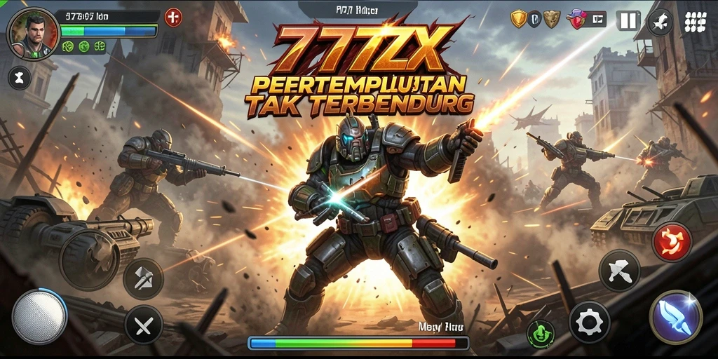 Screenshot gameplay <strong>777ZX</strong> menampilkan pertarungan yang menegangkan.