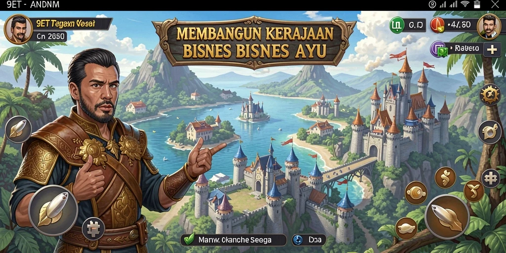 Tampilan gameplay 9ET yang menarik dengan strategi Tycoon.