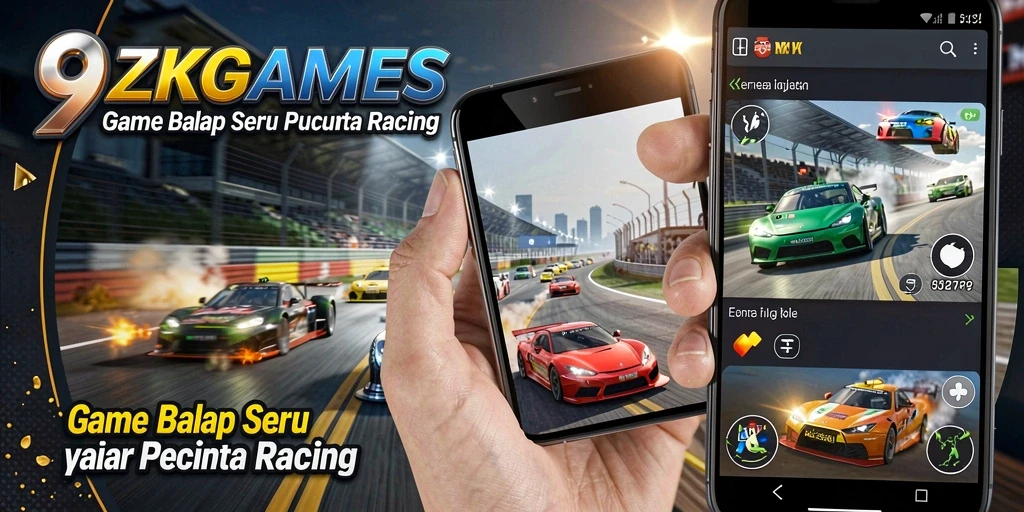 Gameplay seru balap mobil di 9ZKGAMES.