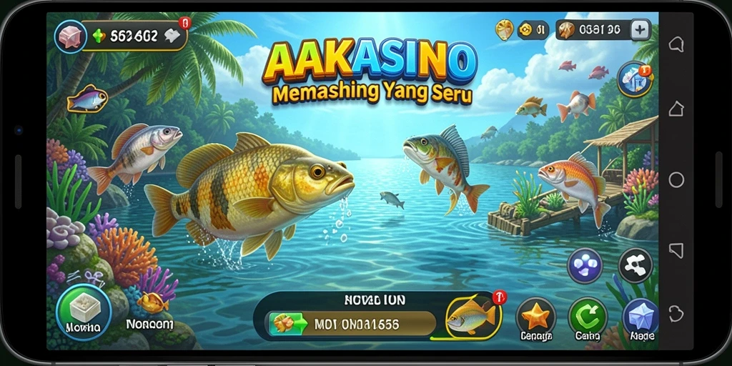 Menampilkan gameplay seru dan penuh tantangan dalam AAKASINO.