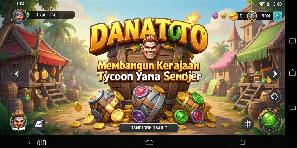 Tampilan menarik dari gameplay Tycoon di DANATOTO.