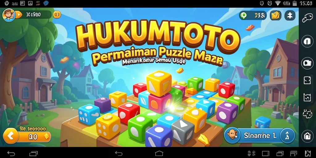 Tampilan gameplay HUKUMTOTO yang menarik dan menantang.