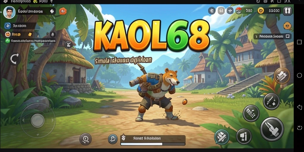 Screenshot KAOL68 menunjukkan gameplay interaktif yang menyenangkan.