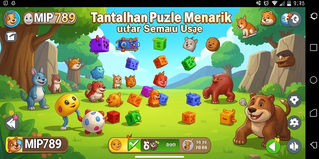 Tampilan gameplay MVP789 yang menarik dengan berbagai teka-teki menantang.