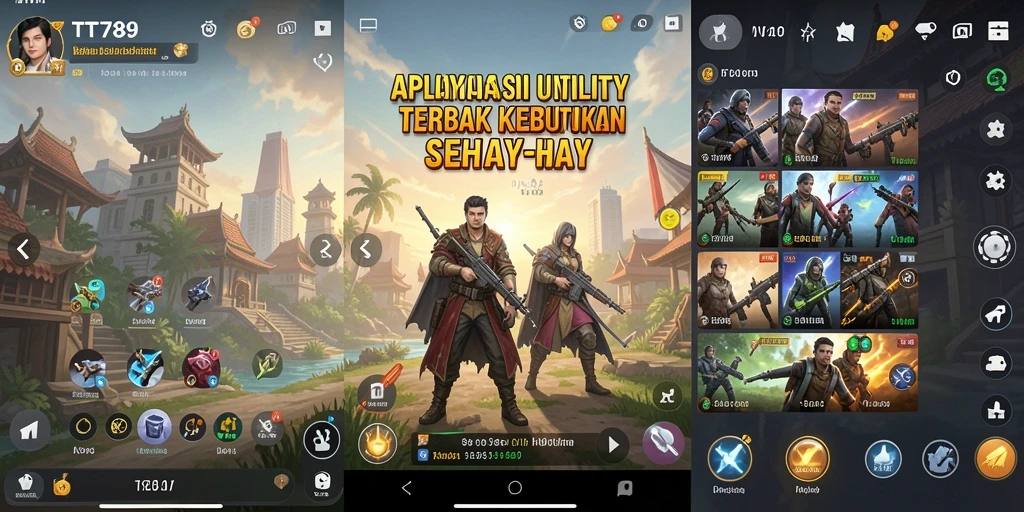 Screenshot aplikasi TT789 menampilkan antarmuka pengguna yang intuitif dan fungsional.