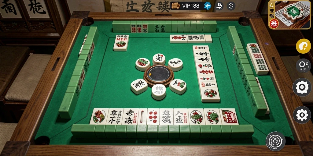 Screenshot gameplay <strong>VIP188</strong> menunjukkan momen seru saat bermain Mahjong.