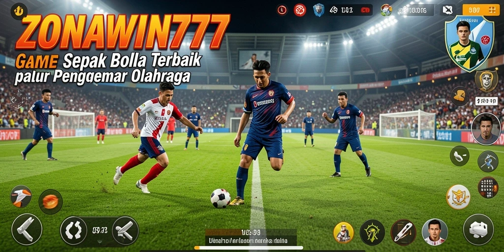 Tampilan Gameplay Menarik dari ZONAWIN777 di Lapangan Sepak Bola