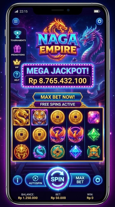 Tampilan utama pusat unduh nagaempire yang user-friendly.